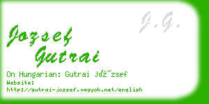 jozsef gutrai business card